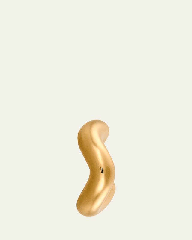 Gold Vermeil Wave Ear Cuff